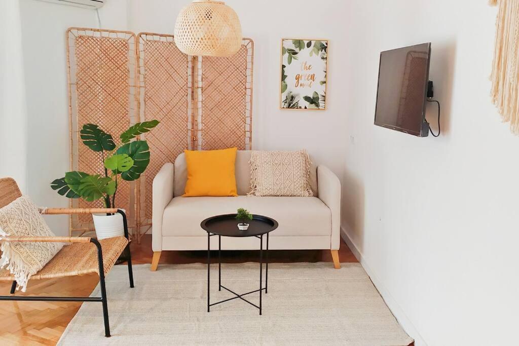 Sunny Two-Bedroom Apartment Next To Panathenaic Stadium Exterior photo